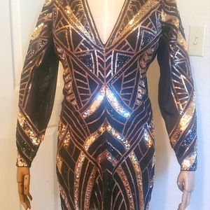 Neo Deco Bodycon Dress